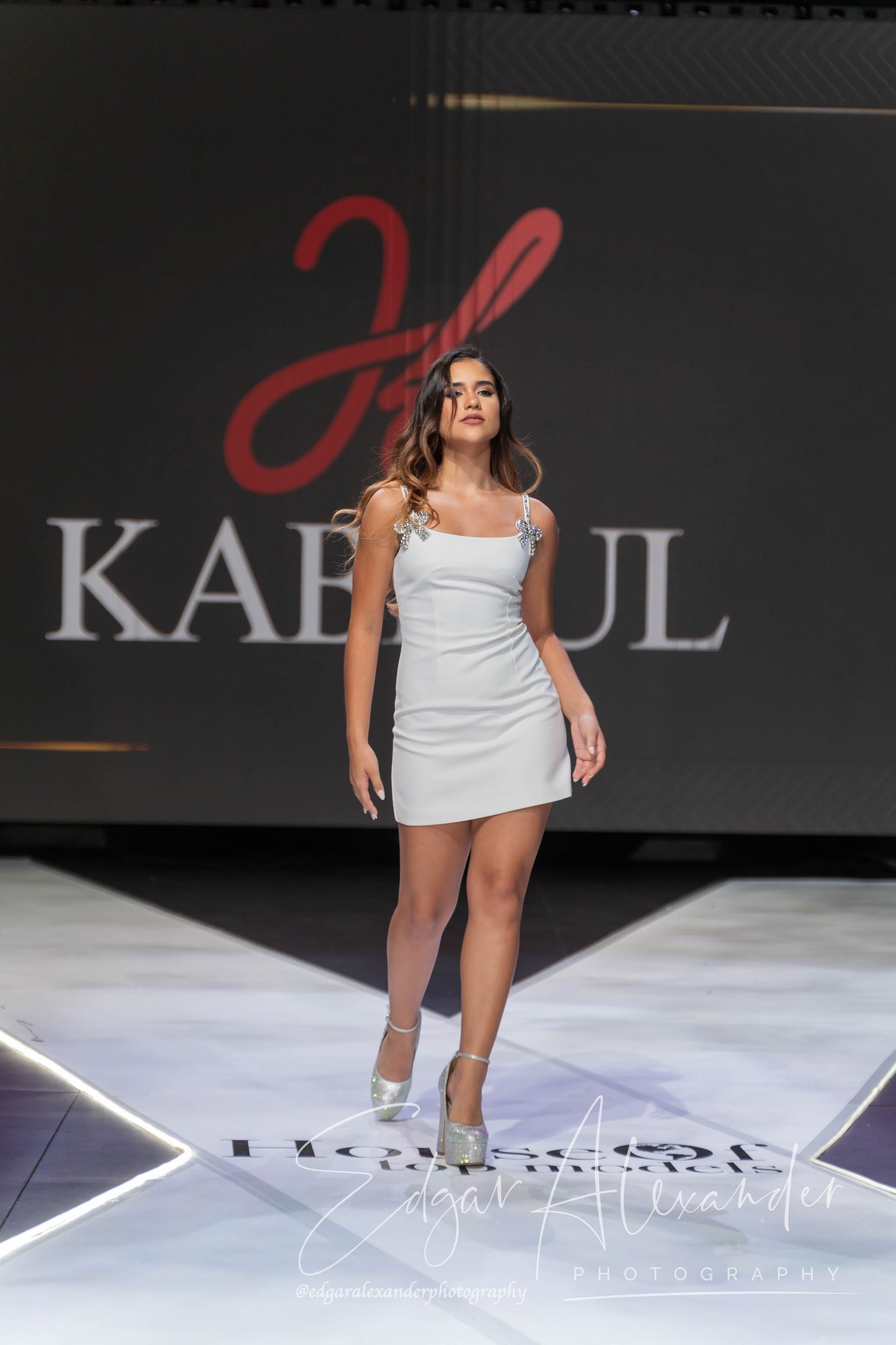 Radiance white short dress