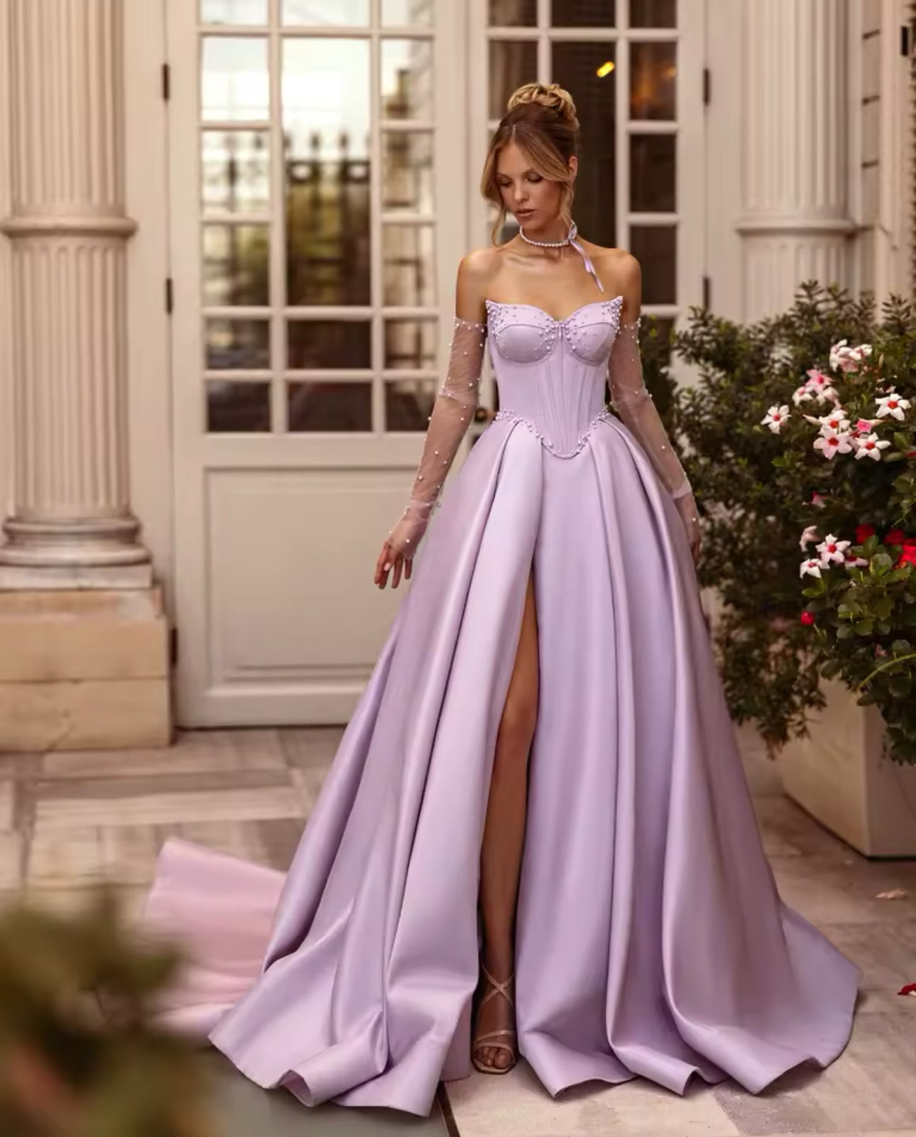 Light Purple Princess Prom and Wedding Dress