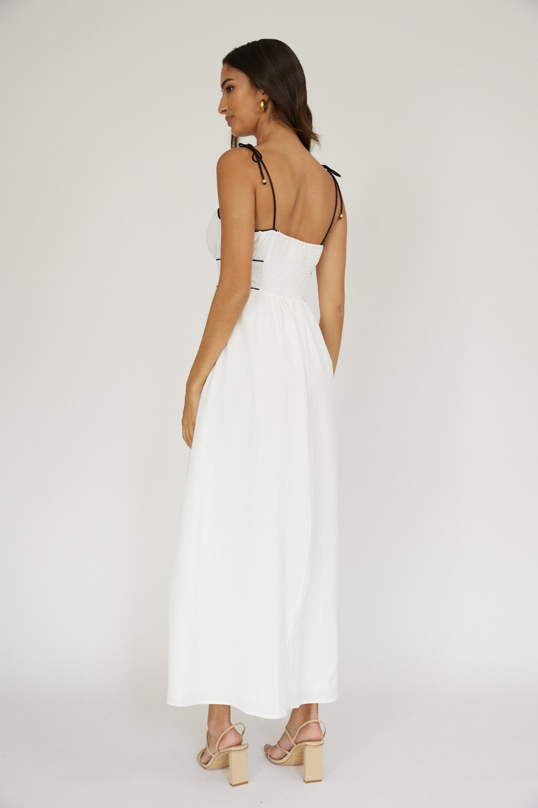 Picnic white long dress