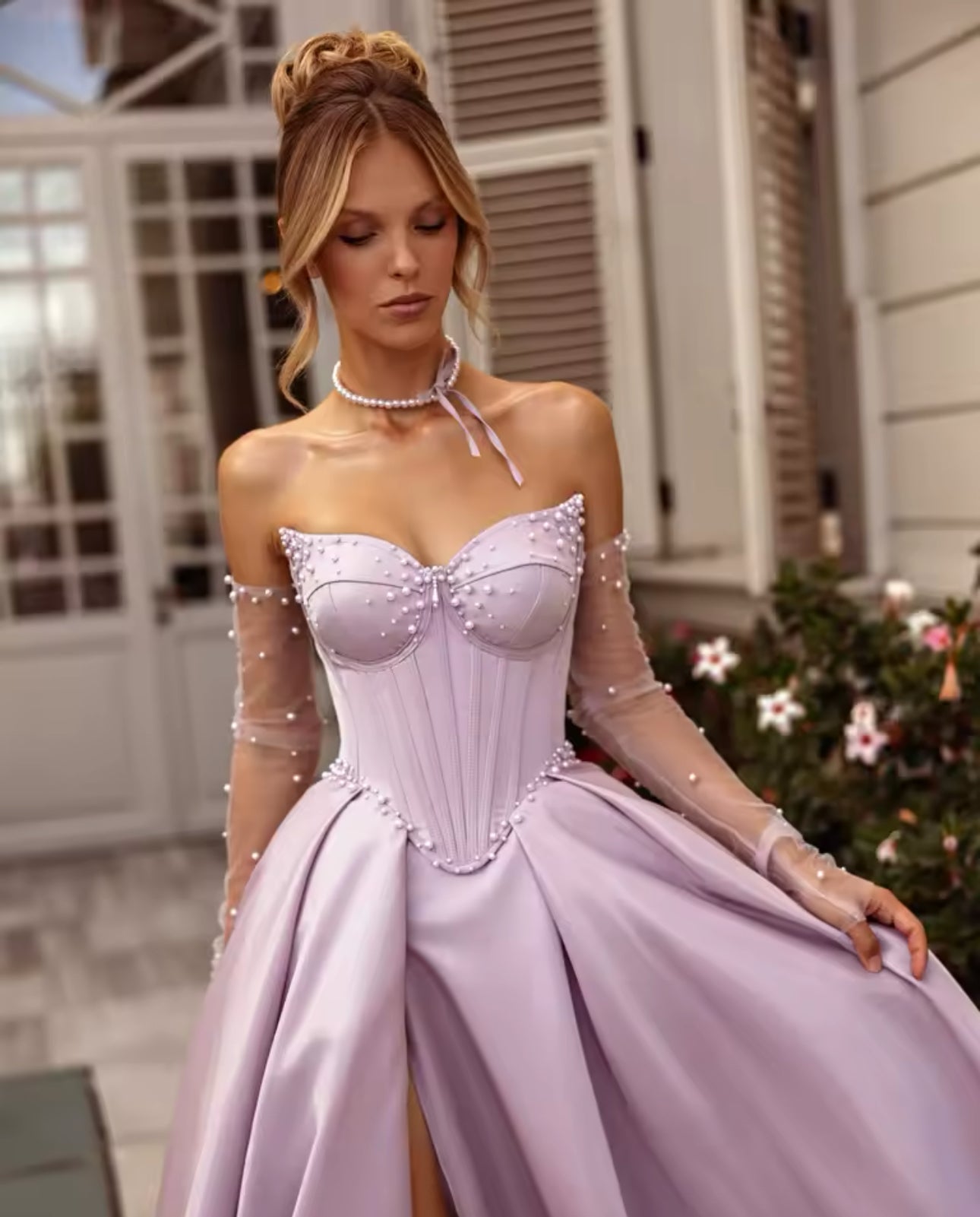 Light Purple Princess Prom and Wedding Dress