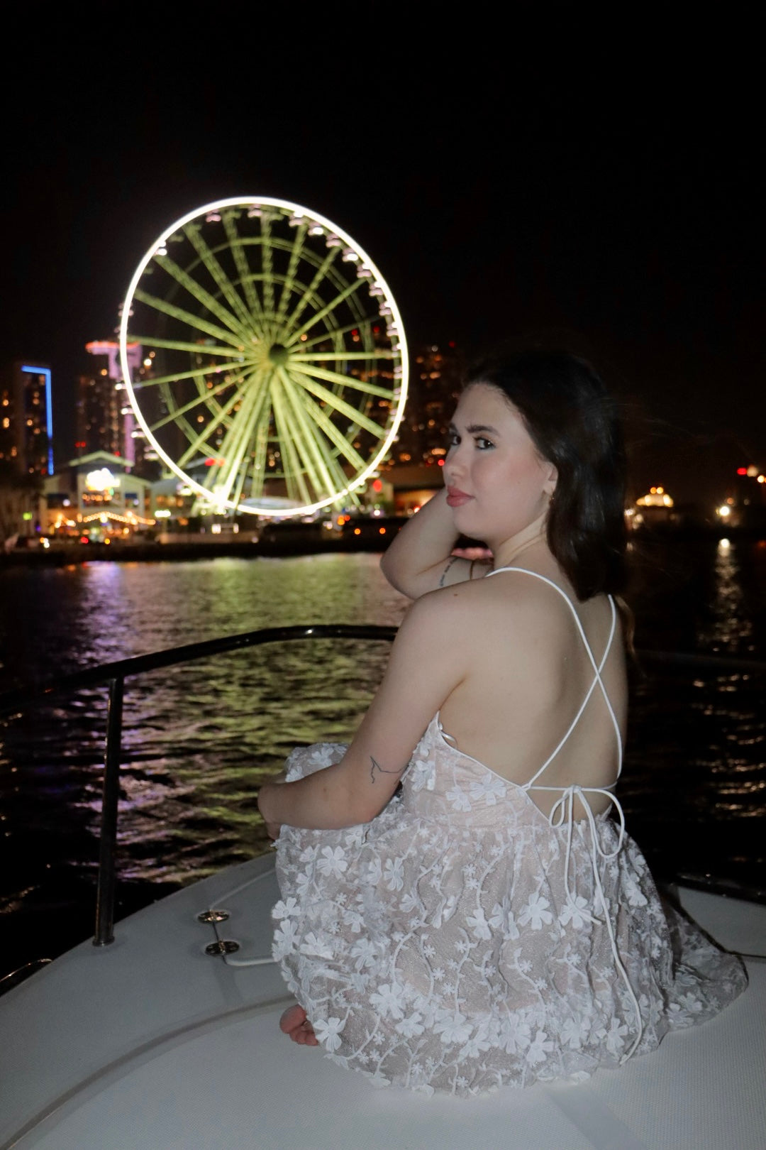 Starlit Romance Lace Tiered Dress – Enchanting Elegance