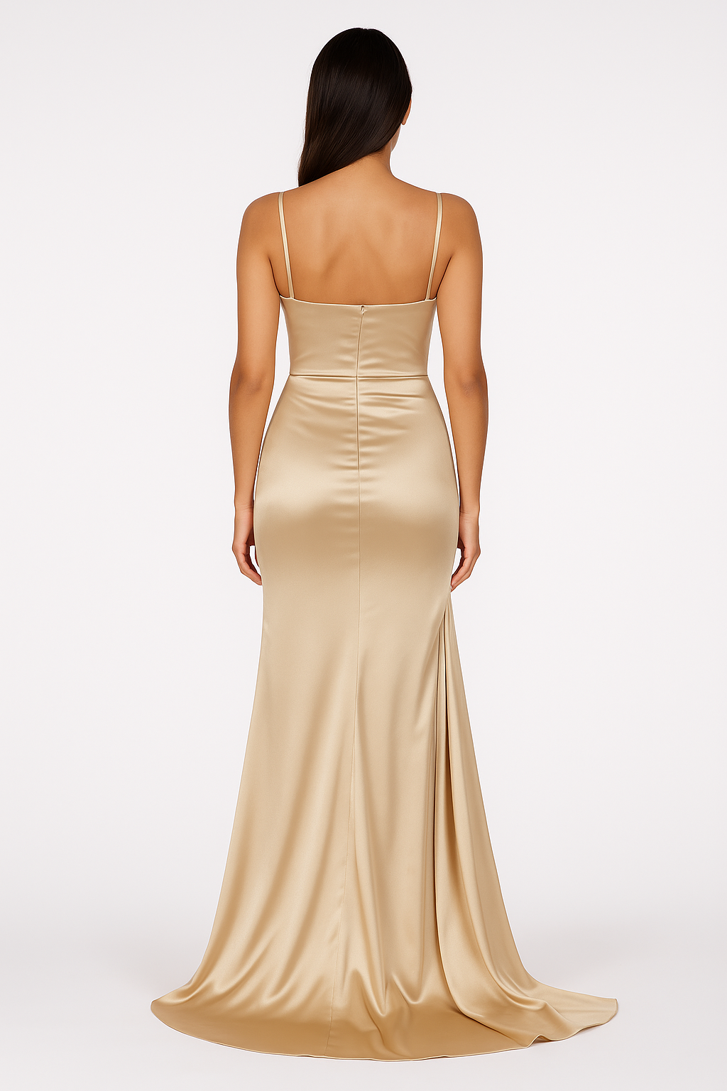 Elegant Satin Evening Dress – Timeless Luxury