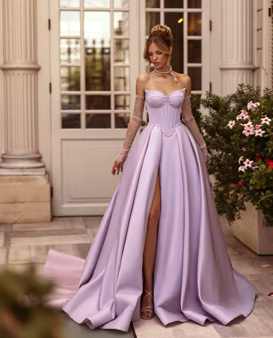 Light Purple Princess Prom and Wedding Dress